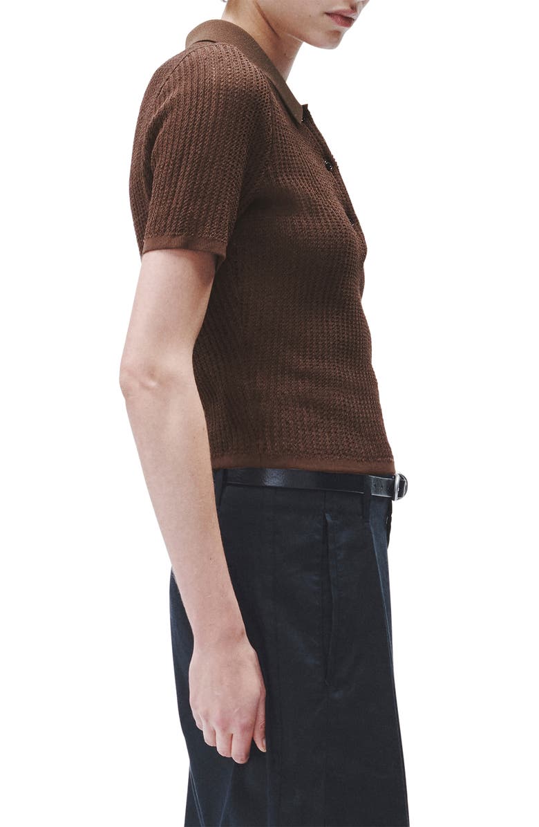 rag & bone Viola Knit Polo, Alternate, color, 