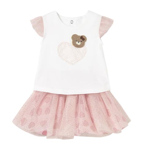 Teddy Baby Rose Skirt Set (Baby)