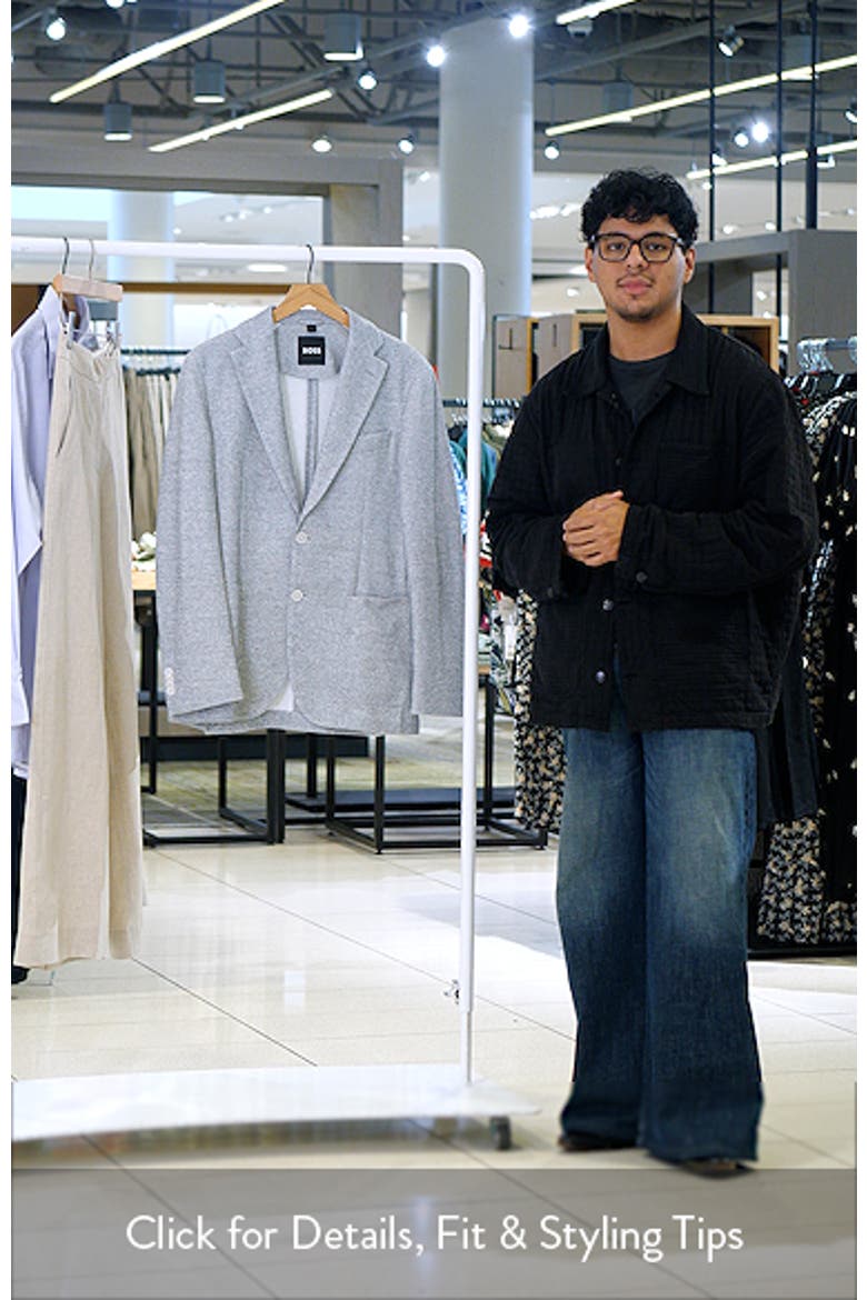 Hanry Slim Fit Knit Cotton Blend Sport Coat video