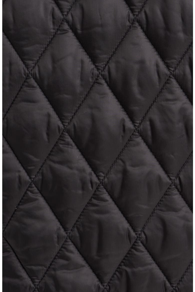 'Pirmont' Quilted Jacket, Alternate, color, BLACK