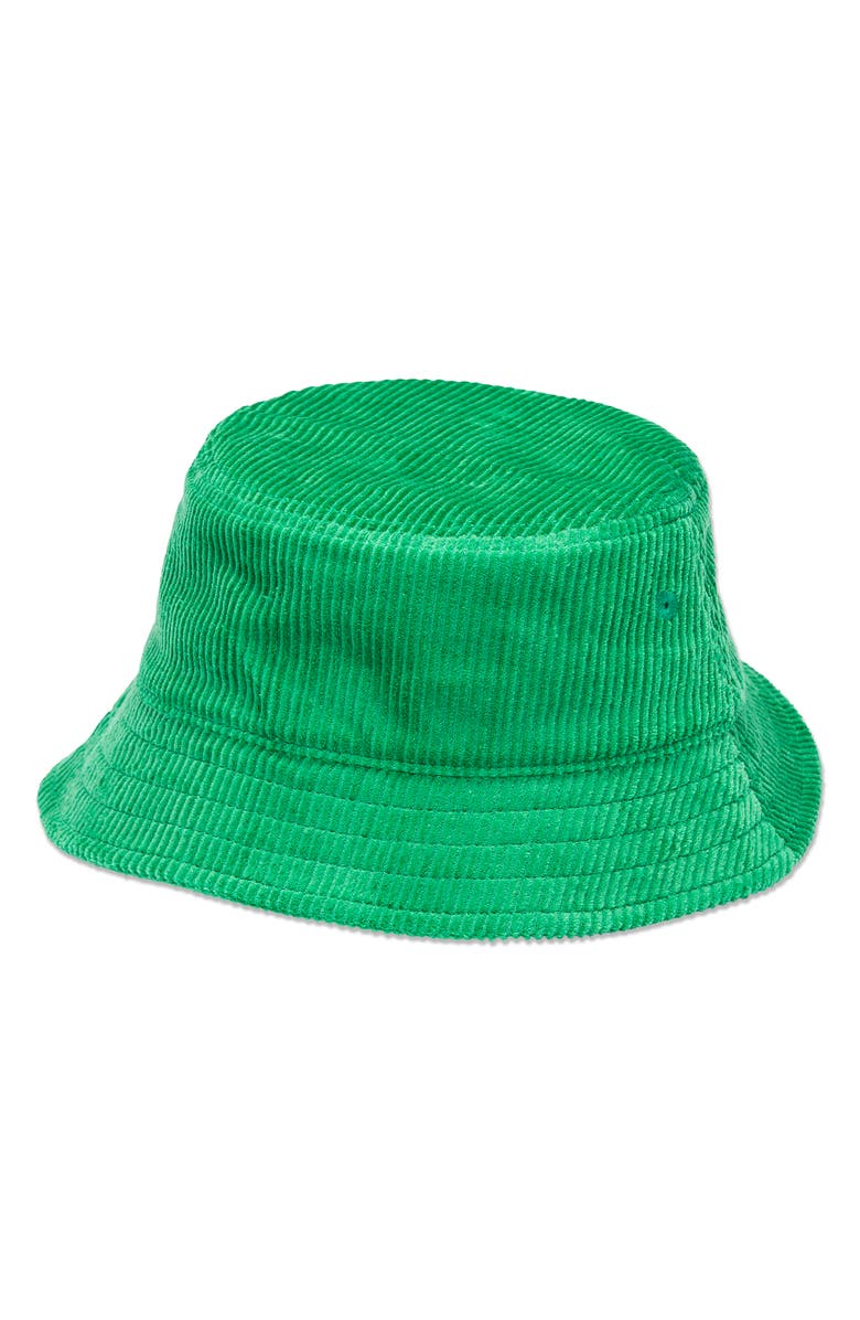 Billabong Josie Corduroy Bucket Hat, Alternate, color, Jungle Green