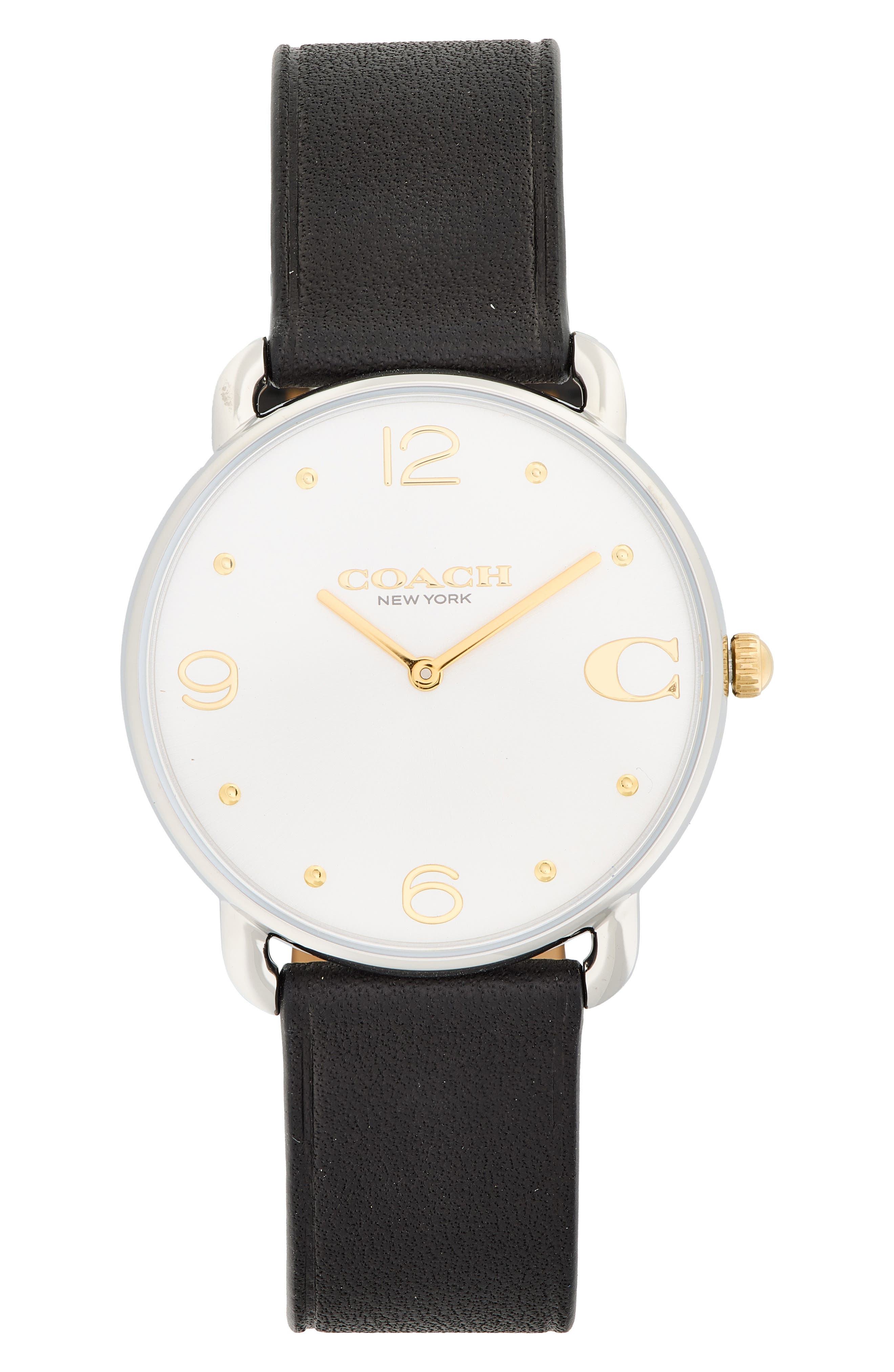 Elliot Leather Strap Watch