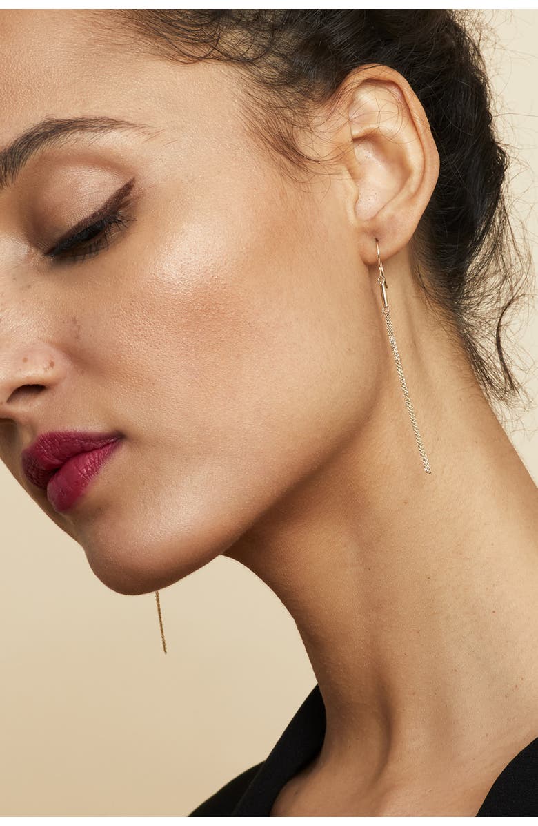 Oradina 14K Yellow Gold Vicenza Tassel Drop Earrings, Alternate, color, Yellow Gold