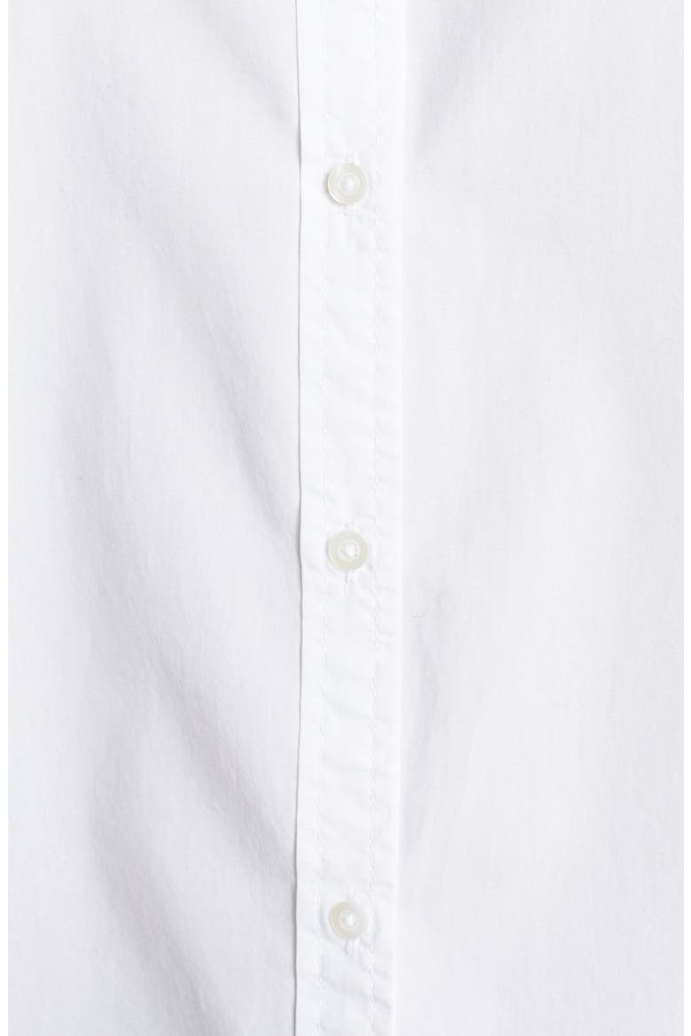 'Clean' Oversized Button-Up Shirt, Alternate, color, WHITE