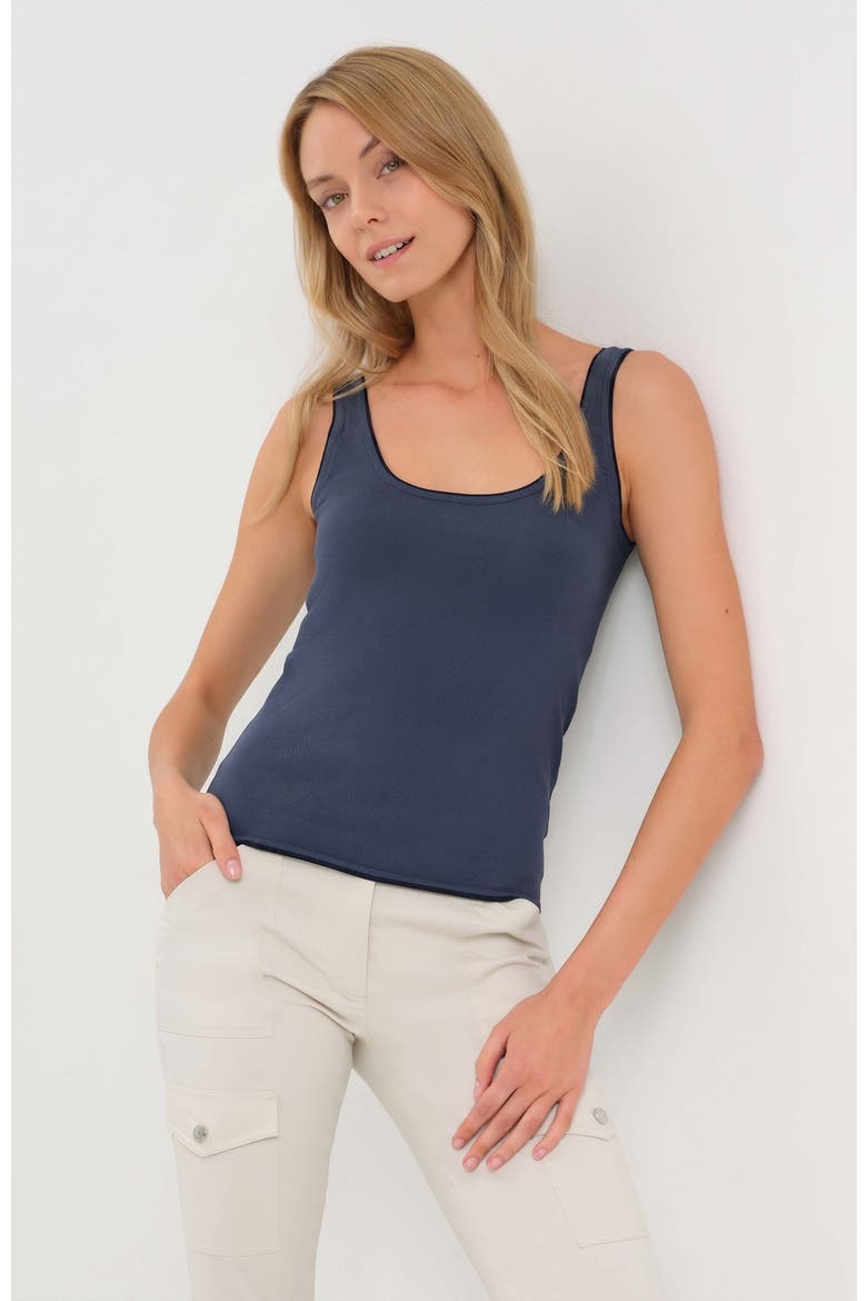 Tina Tank Coolmax Sweater Tank, Main, color, True Blue/Navy