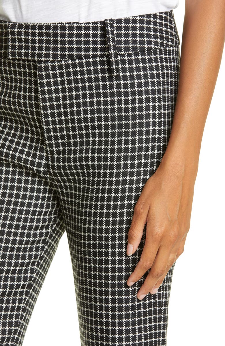Smythe Check Bootcut Wool Trousers, Alternate, color, 
