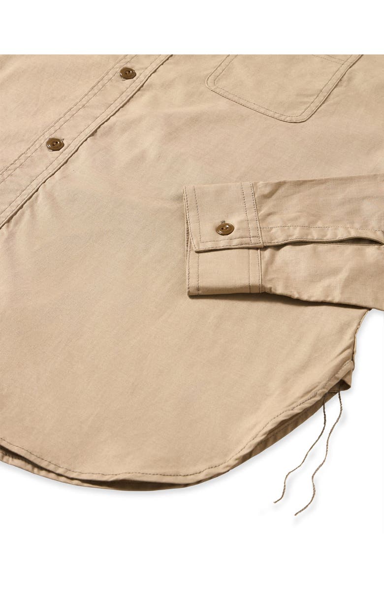 Fortela Otero Cotton Shirt, Alternate, color, Beige