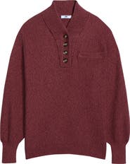 Lunya Cozy Cottonsilk™ Pocket Henley Sweater