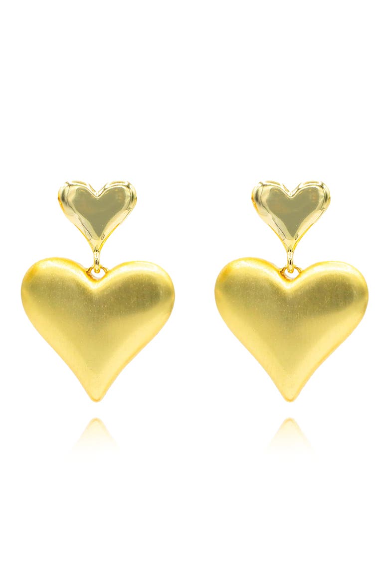 Paris with Love Drop Earrings, Main, color, GOLD
