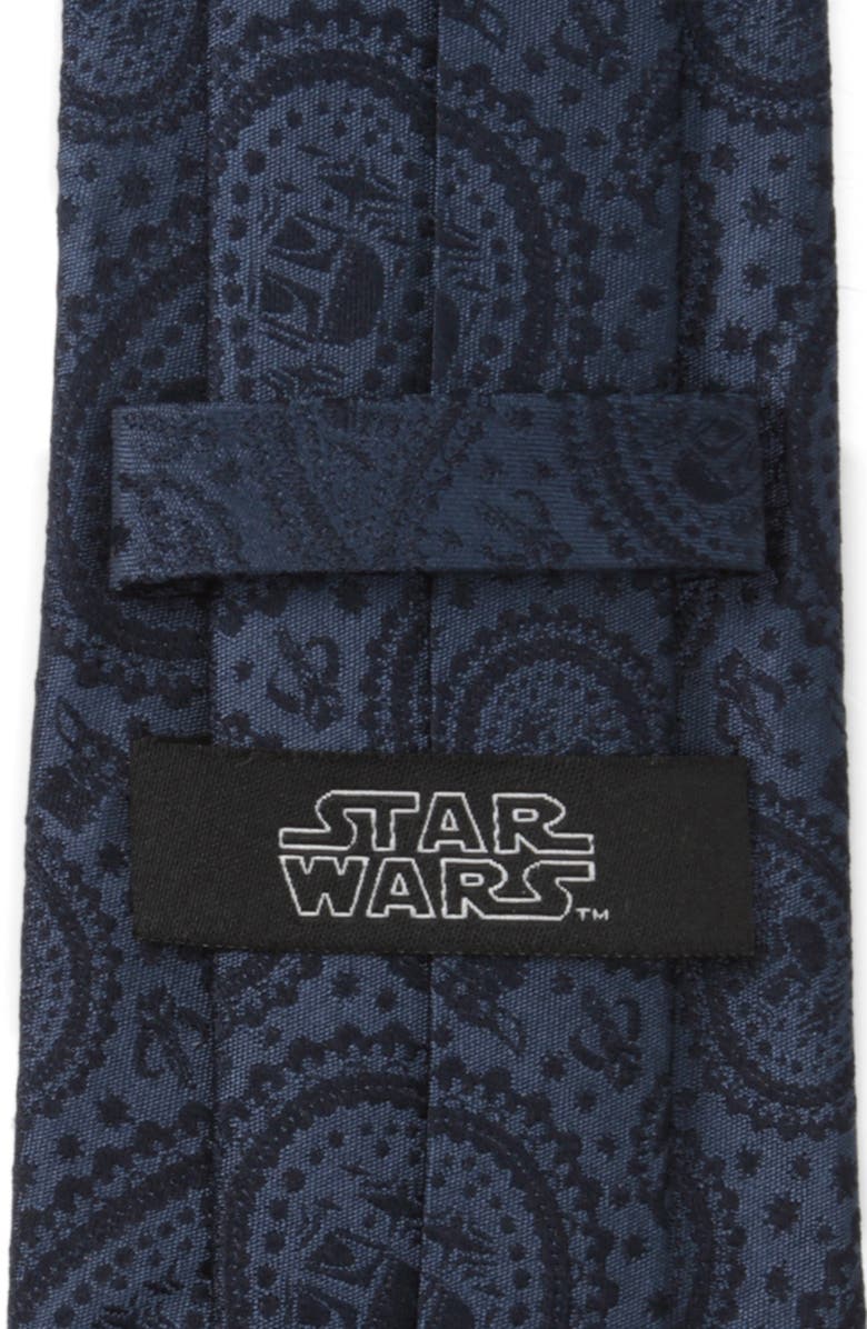 Cufflinks, Inc. Star Wars<sup>™</sup> - The Mandalorian & The Child Paisley Silk Tie, Alternate, color, Navy