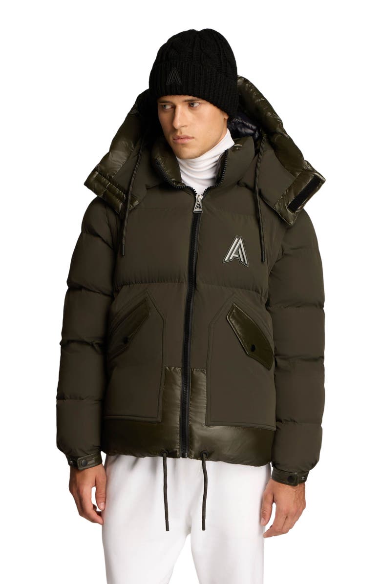 Alpenhaus Megeve Unisex 2-In-1 Relaxed Fit Puffer, Main, color, Moss