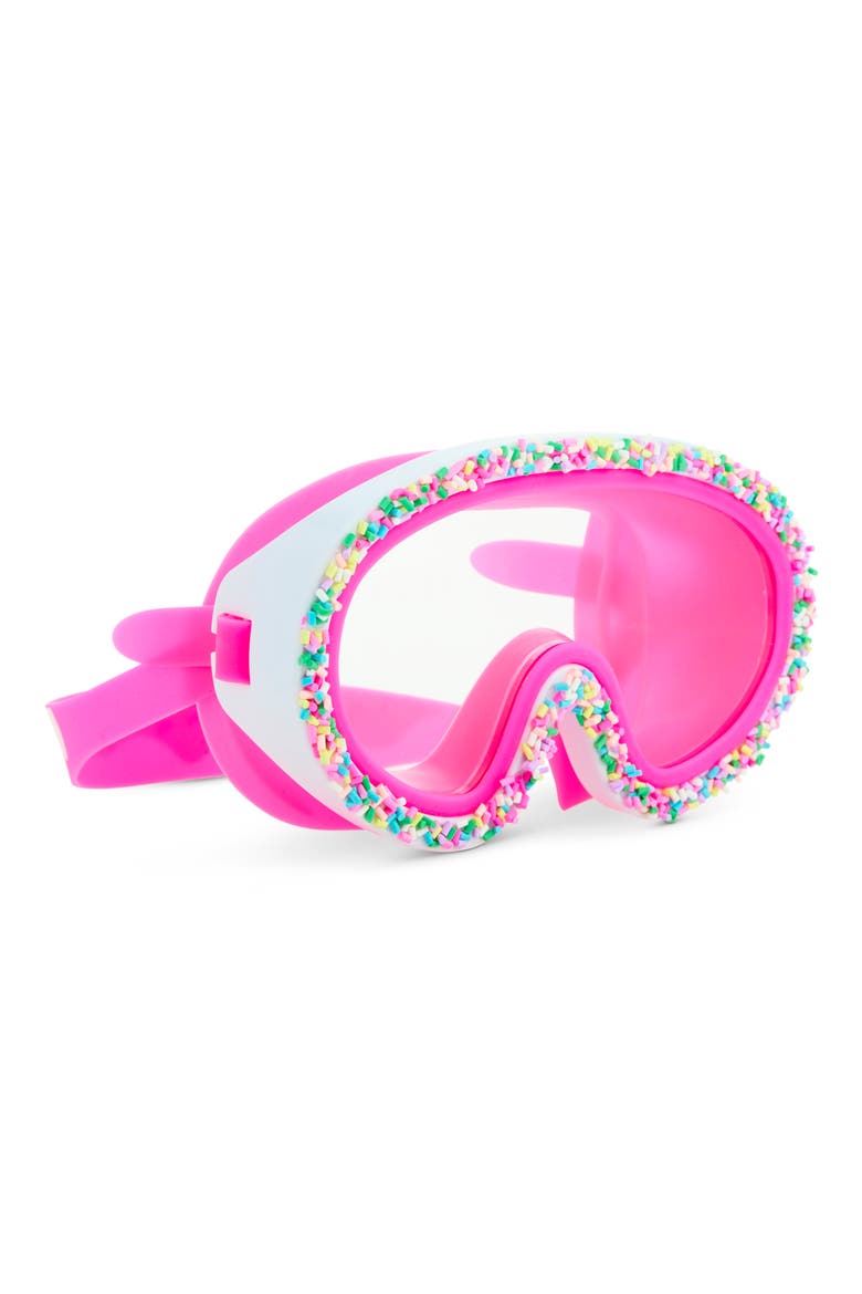 Kids' Sprinkle Swim Mask, Alternate, color, BRIGHT PINK