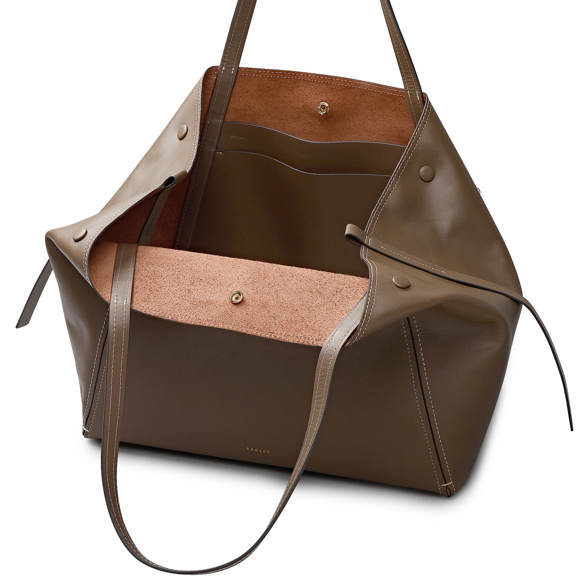 Radley The Delphine Extra Large Open Top Tote Bag, Alternate, color, Coffee