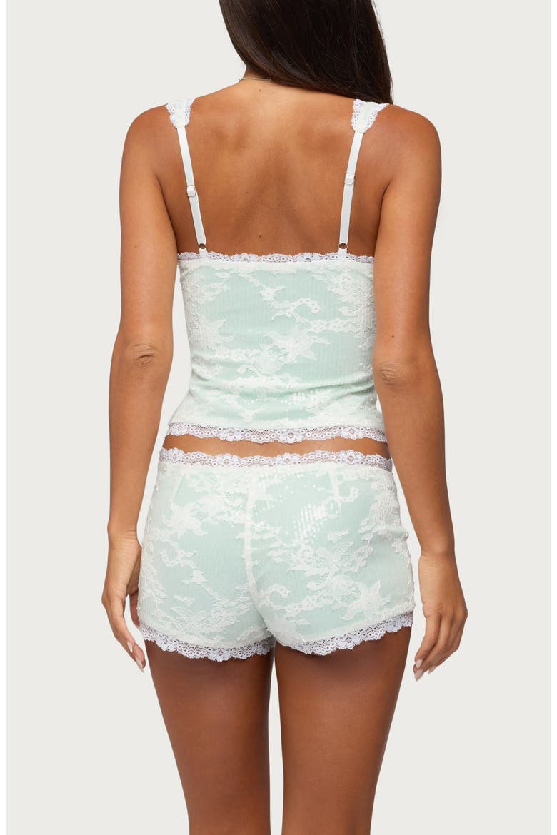 Amanu Sequin Lace Tank, Alternate, color, MINT