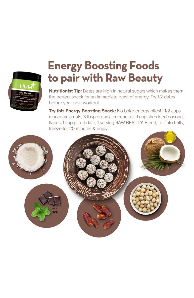 Hum Nutrition Raw Beauty Skin & Energy Green Superfood Powder, Alternate, color, 