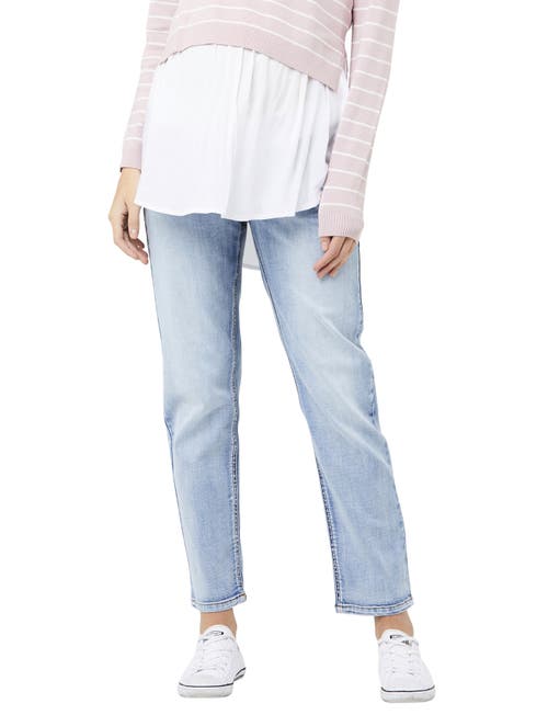 Ripe Maternity Nova Over Bump Crop Jean In Blue