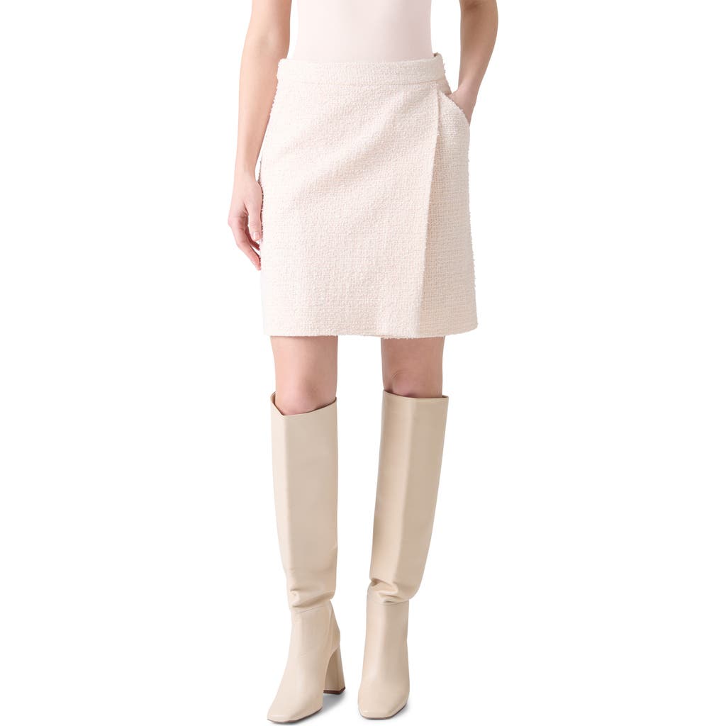 Akris Punto Tweed A-line Wrap Skirt
