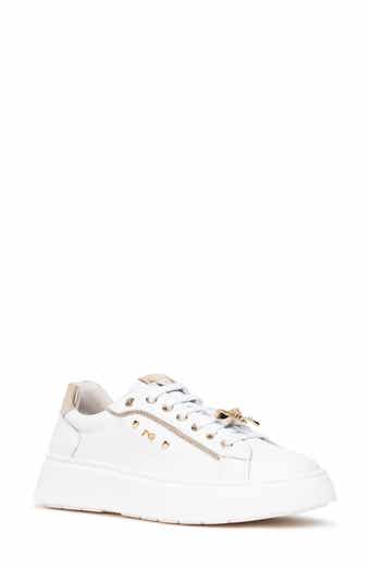 Retro Jeweled Platform Sneaker