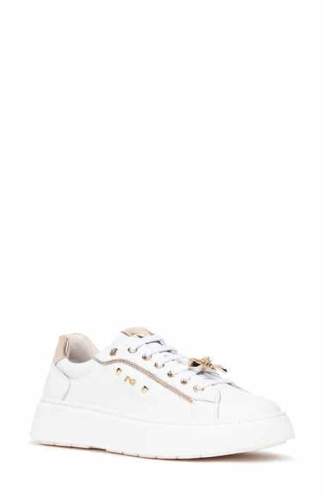 Retro Jeweled Platform Sneaker