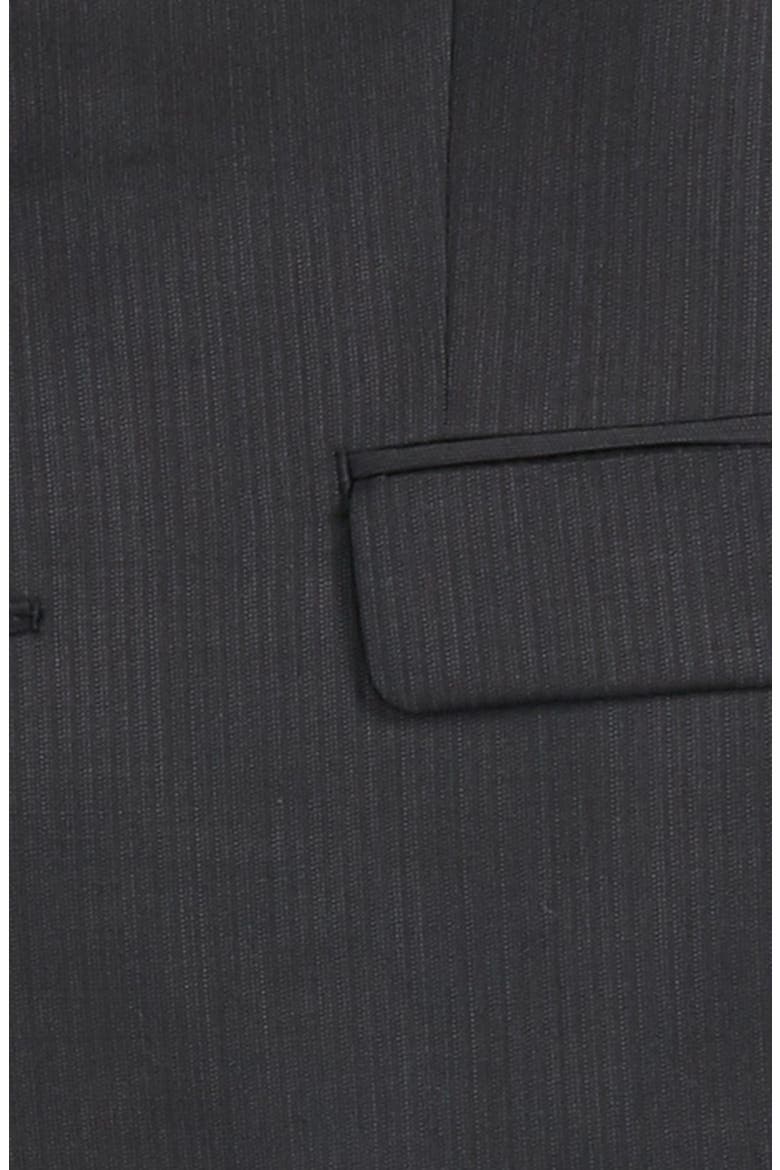 Neat Wool Suit, Alternate, color, BLACK