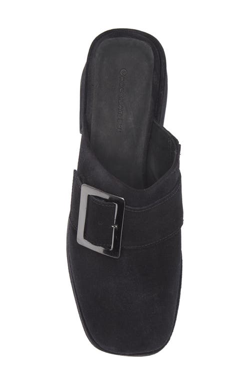 Chocolat Blu Haze Platform Mule In Black