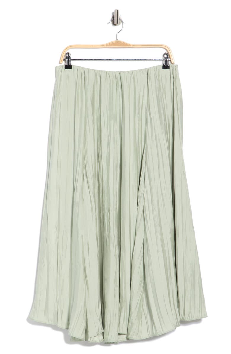 Vince Crinkled Maxi Skirt, Alternate, color, Jade Water