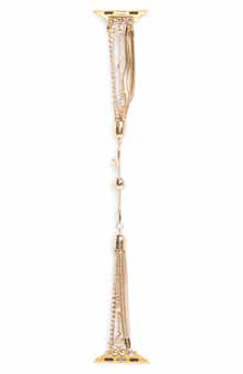NORDSTROM RACK Crystal Chain Apple Watch® Watchband