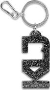 Karl Lagerfeld Jeans Glitter Monogram Keychain
