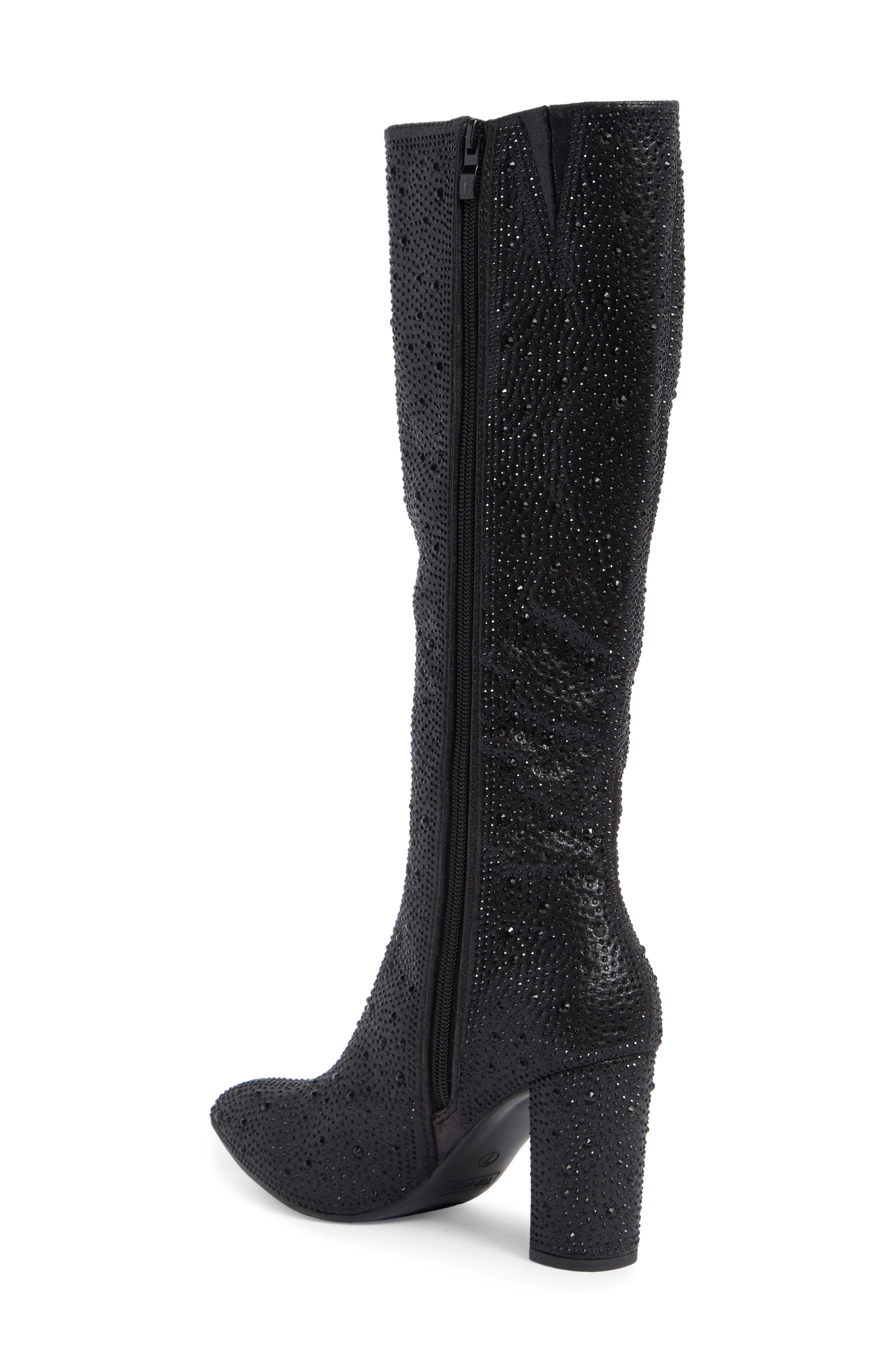 TOP GUY SHOES Martha Rhinestone Boot, Alternate, color, 