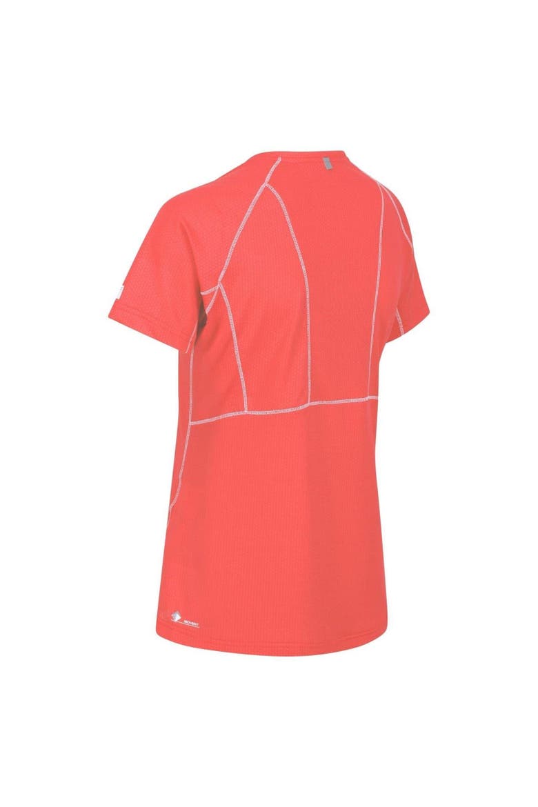 Devote Ii Contrast Detail T-shirt, Alternate, color, Neon Peach