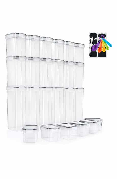 SORBUS 24-Pack Airtight Dry Food Storage Containers