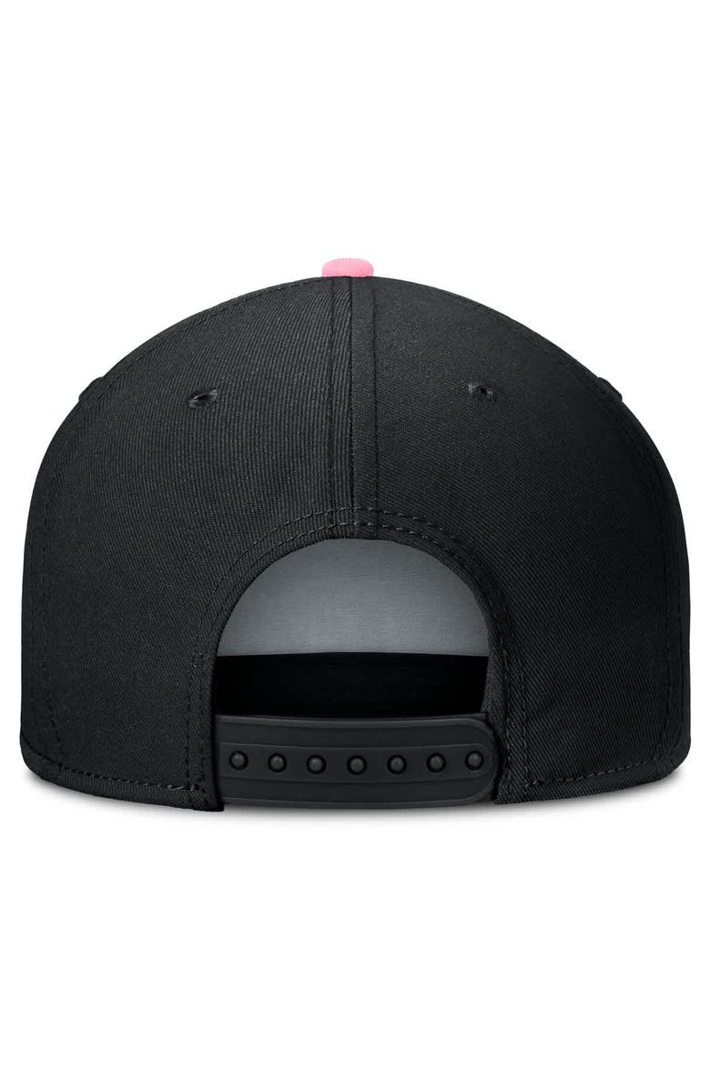 FANATICS Men's Fanatics Black Inter Miami CF Mezzala Snapback Hat, Alternate, color,