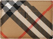 Burberry Check Card Case