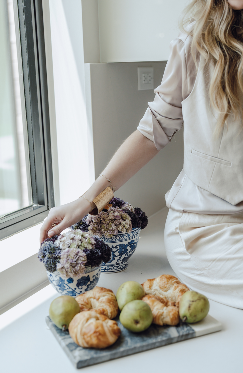 CocoBella Adair Toile Sedum Bowl, Alternate, color, 