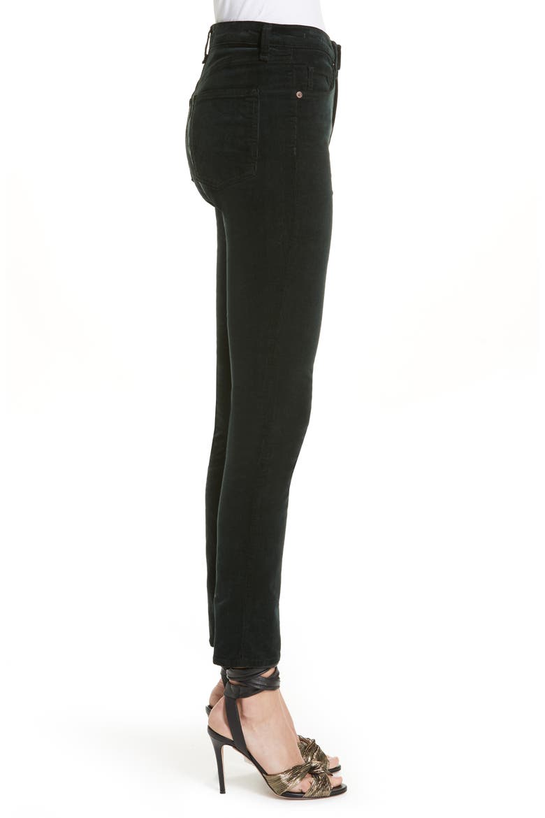 Kate Corduroy Skinny Jeans, Alternate, color, FOREST GREEN