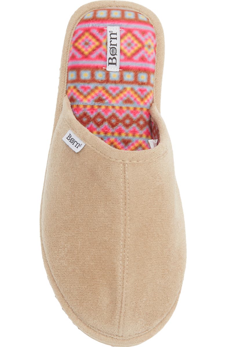 Børn Fair Isle Lined Slipper, Alternate, color, Sand