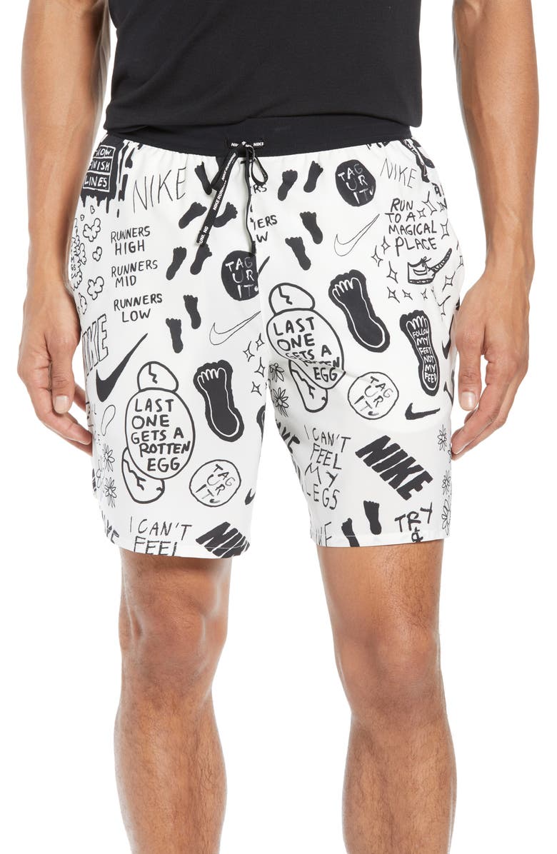 Nike Flex Stride Nathan Bell Men's Print Running Shorts, Main, color,