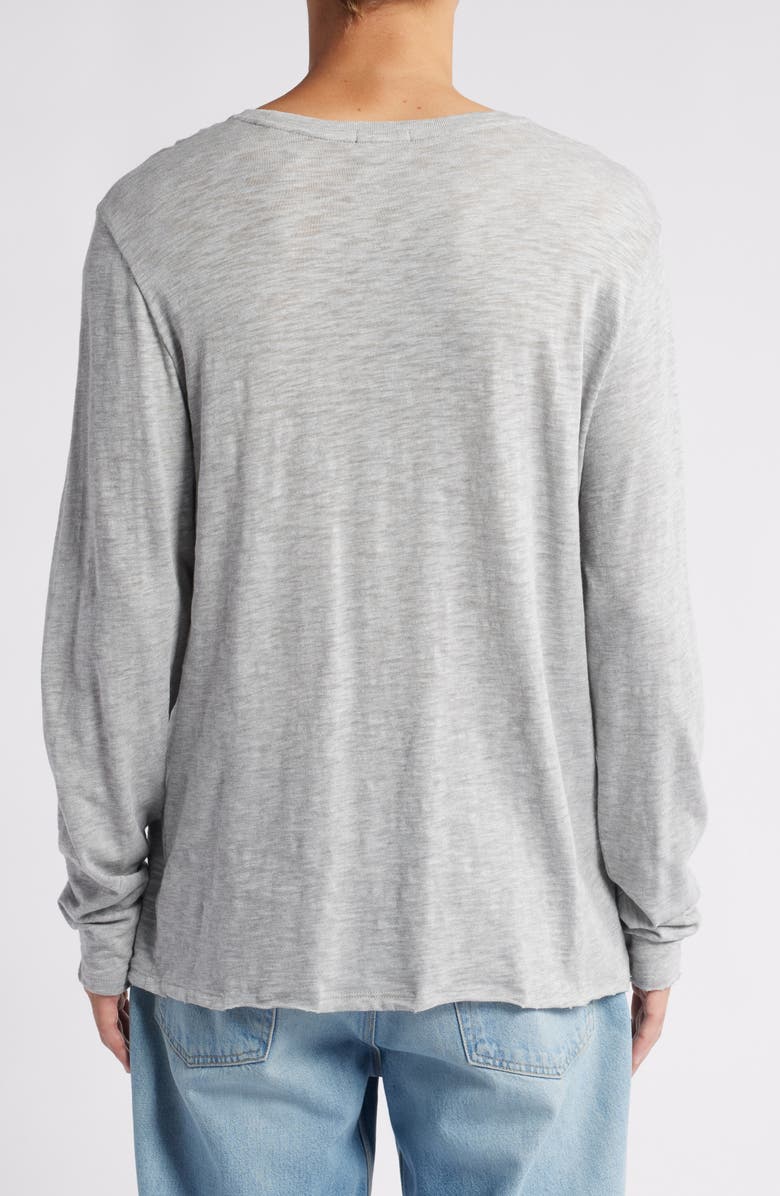 ATM Anthony Thomas Melillo Men's Raw Edge Long Sleeve T-Shirt, Alternate, color,