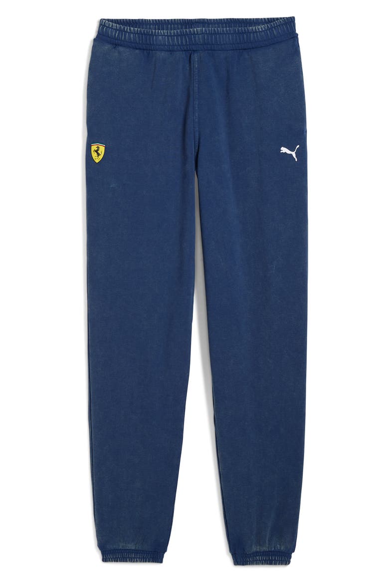 Scuderia Ferrari Sportswear Logo Cotton Sweatpants, Alternate, color, PERSIAN BLUE