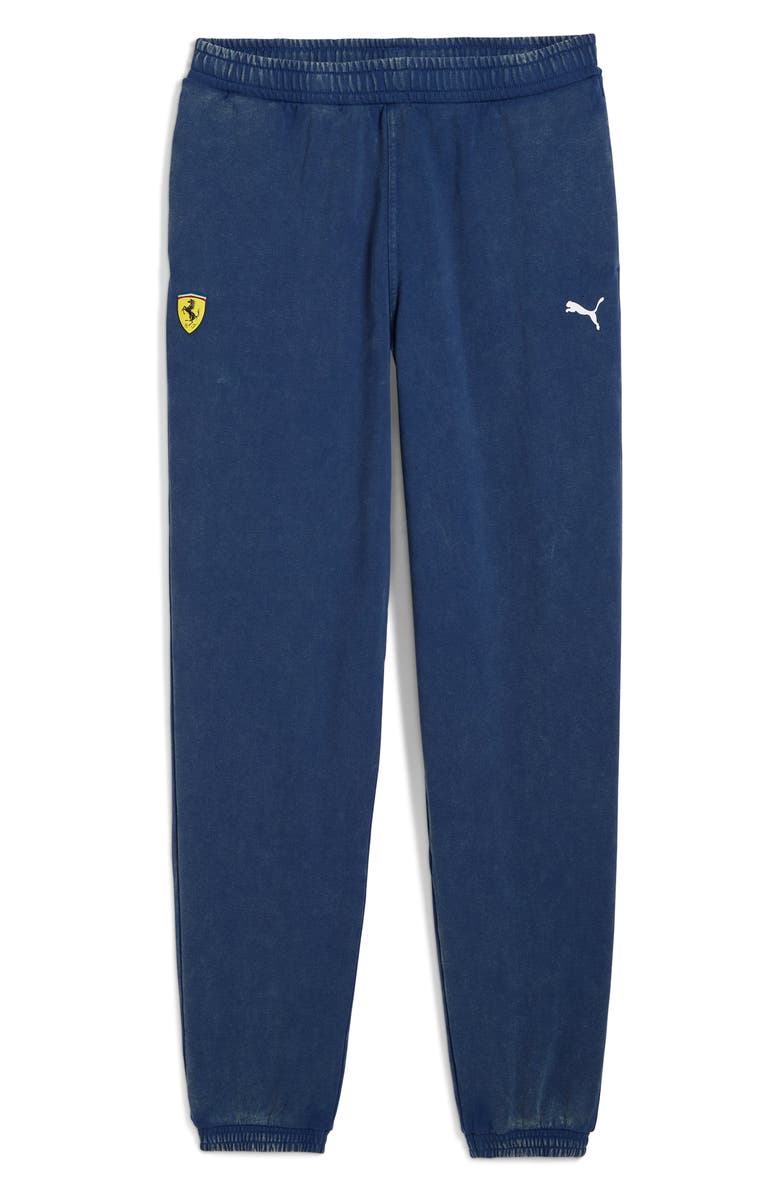 PUMA Scuderia Ferrari Sportswear Logo Cotton Sweatpants, Alternate, color, Persian Blue