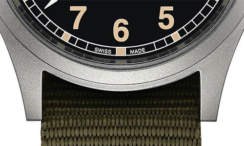 Hamilton Khaki Field Nato Strap Watch, 38mm In Black