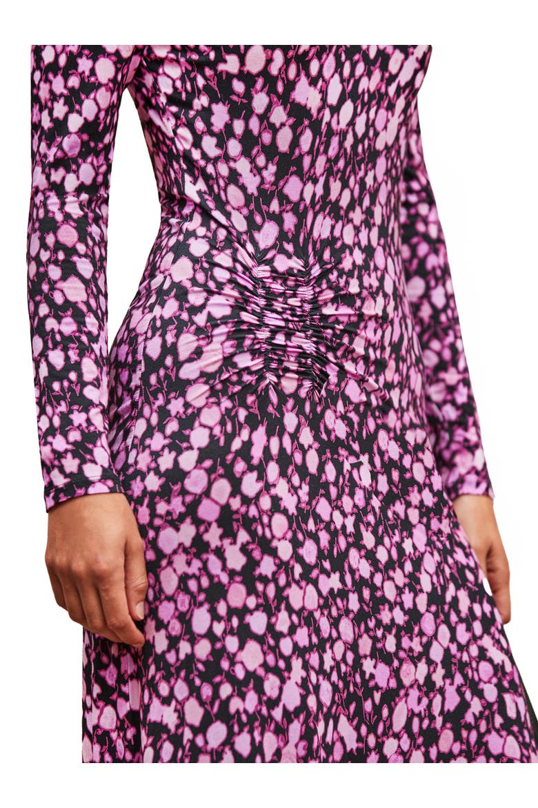 Leopard Print Waist Detail Dress, Alternate, color, Pink