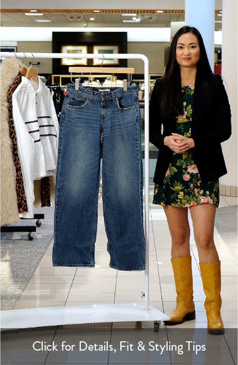 Low Loose Wide Leg Jeans, sales video thumbnail