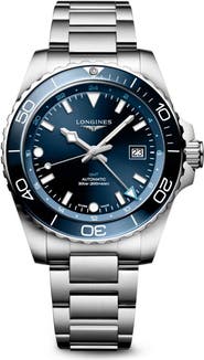 Longines HydroConquest GMT Automatic Bracelet Watch, 43mm
