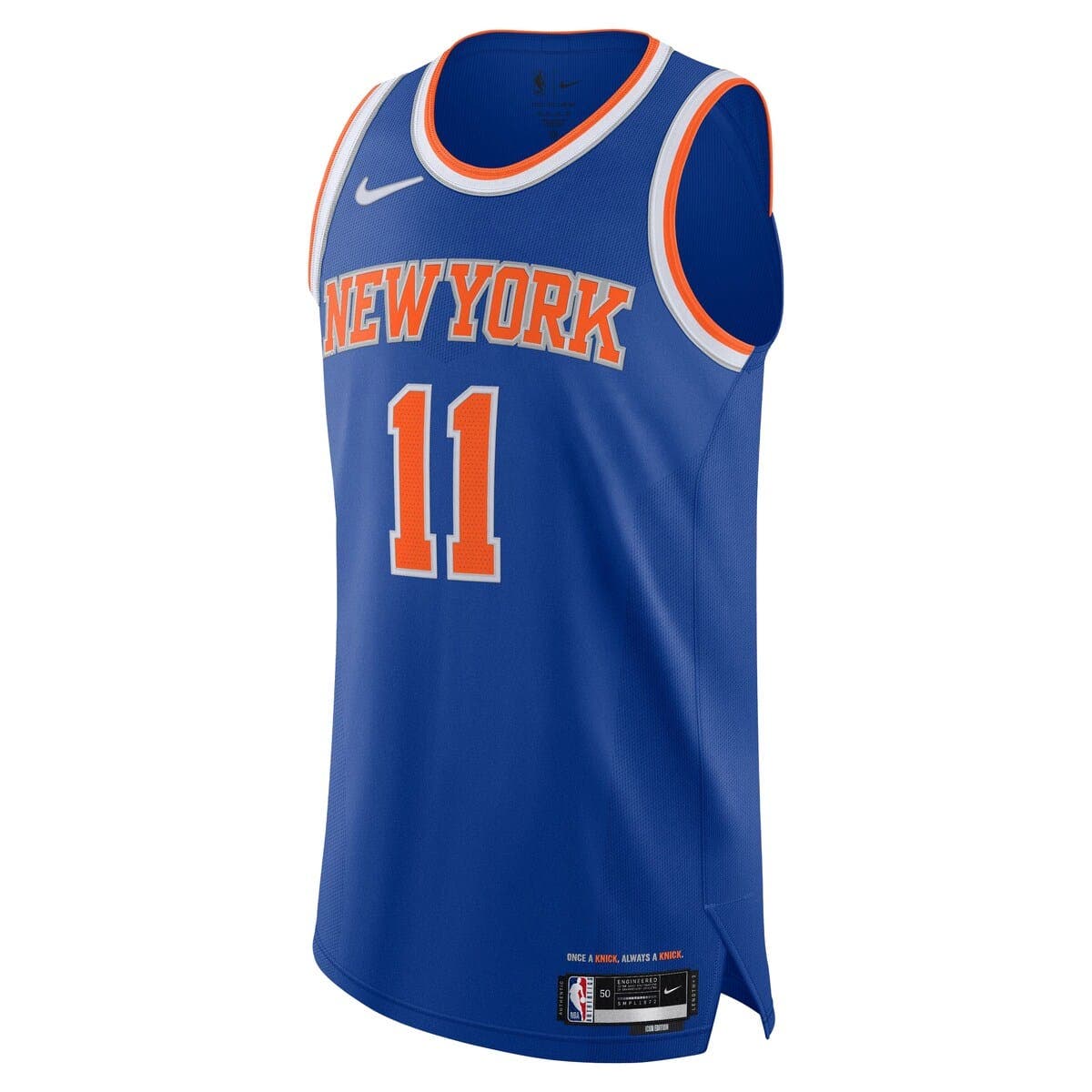 Nike Men's Nike Jalen Brunson Blue New York Knicks Authentic