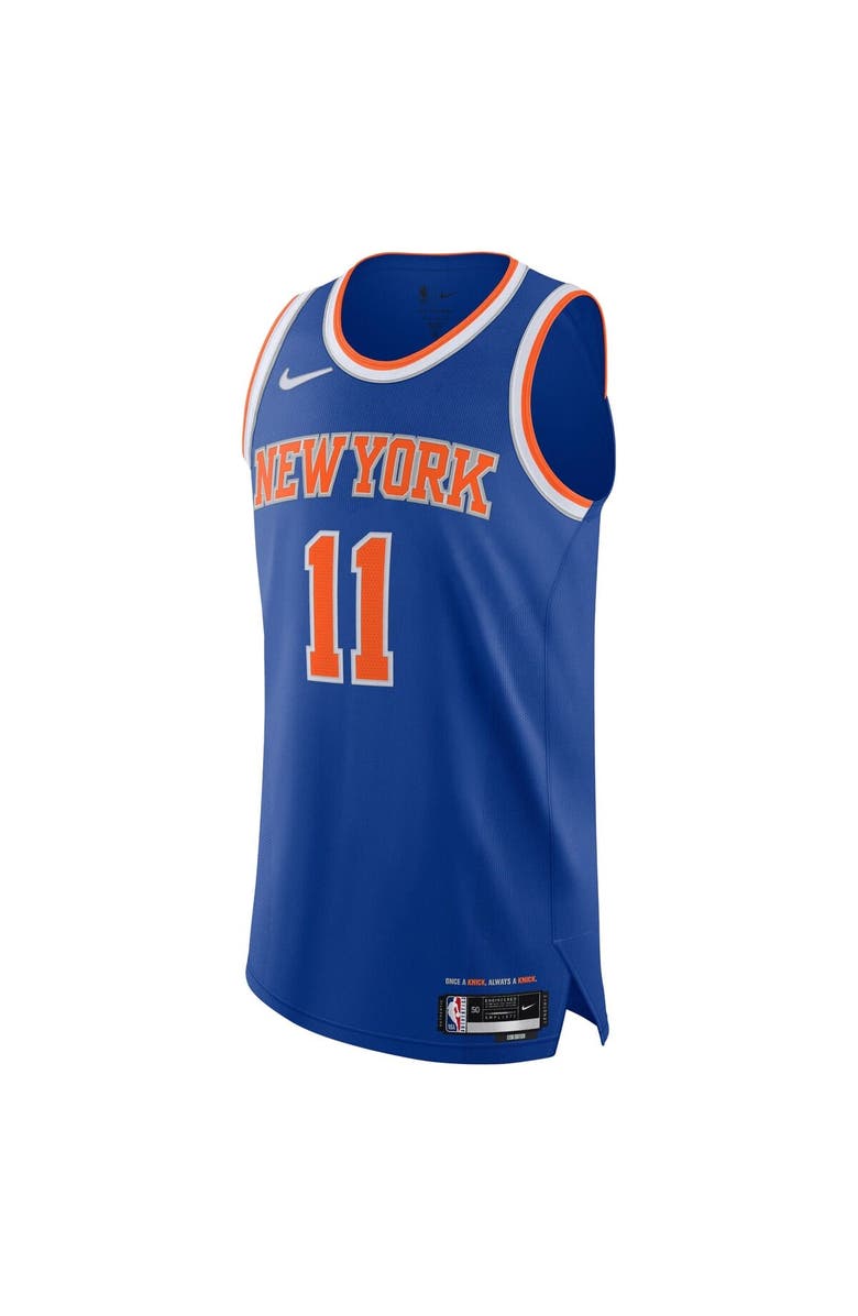 Nike Men's Nike Jalen Brunson Blue New York Knicks Authentic Player Jersey - Icon Edition, Alternate, color, Blue
