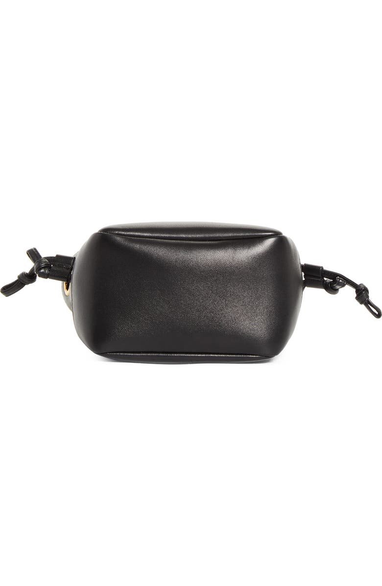 Saint Laurent Mini Jamie Leather Shoulder Bag, Alternate, color, Noir