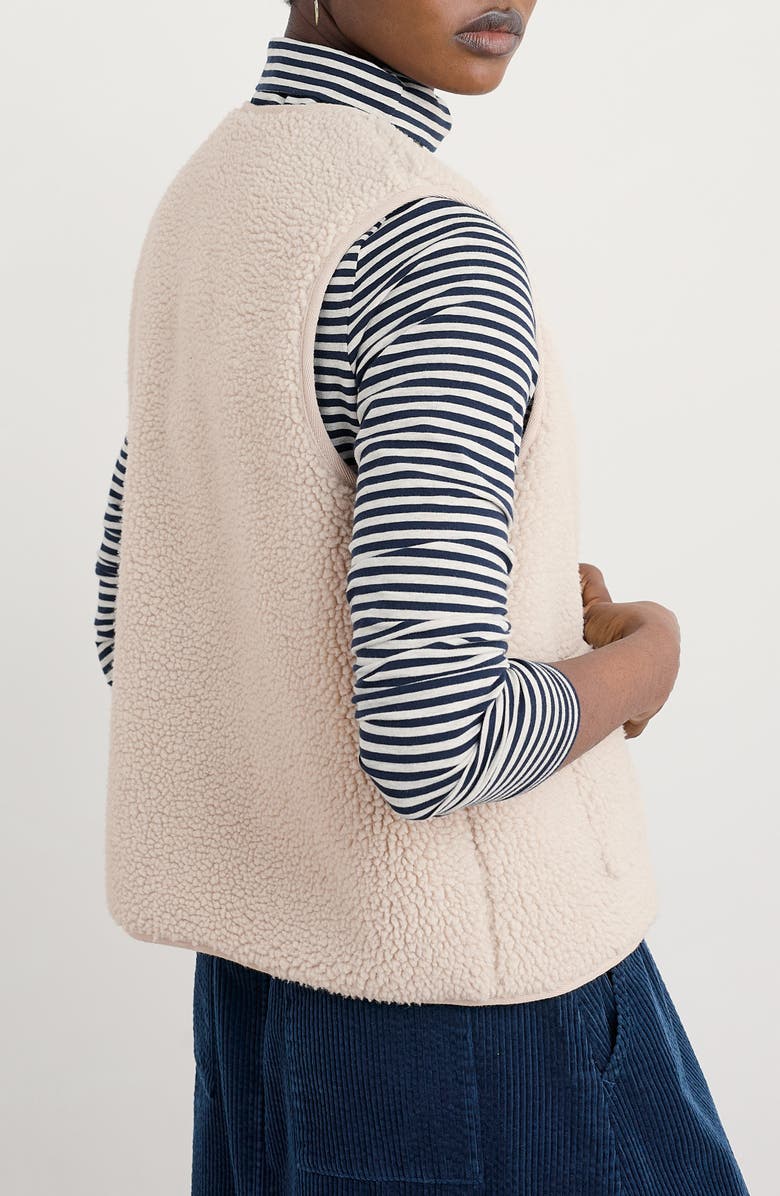 Seasalt Cornwall Well Wisher Fleece Vest, Alternate, color, Aran