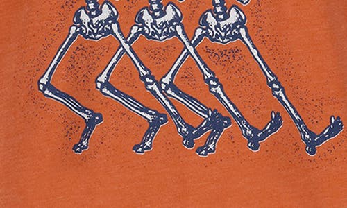 Lucky Brand Kids' Dancers Graphic T-shirt In Orange