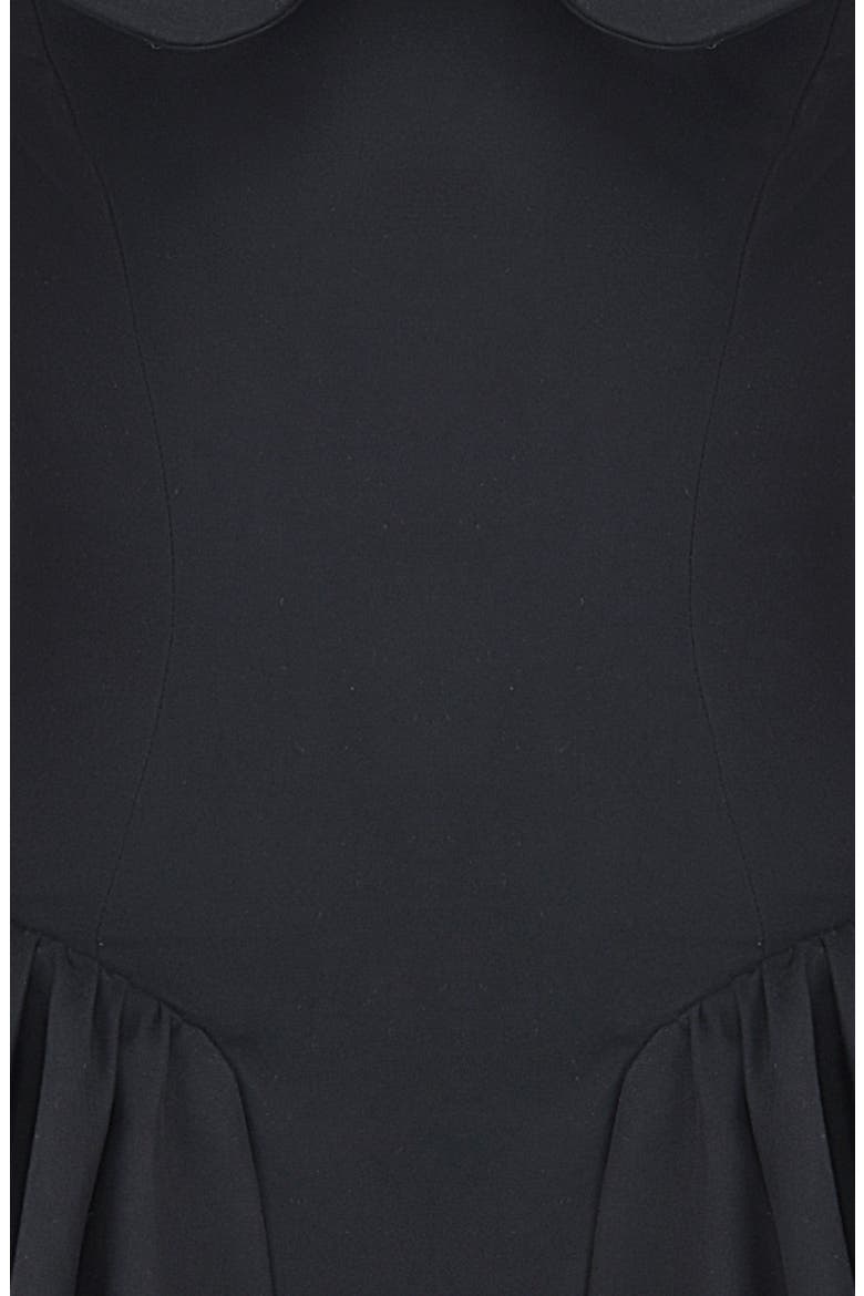 Elida Off the Shoulder Minidress, Alternate, color, BLACK
